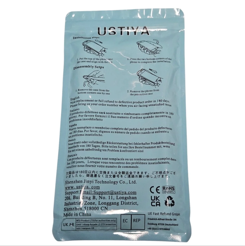 USTIYA Clear TPU Case for LG G6